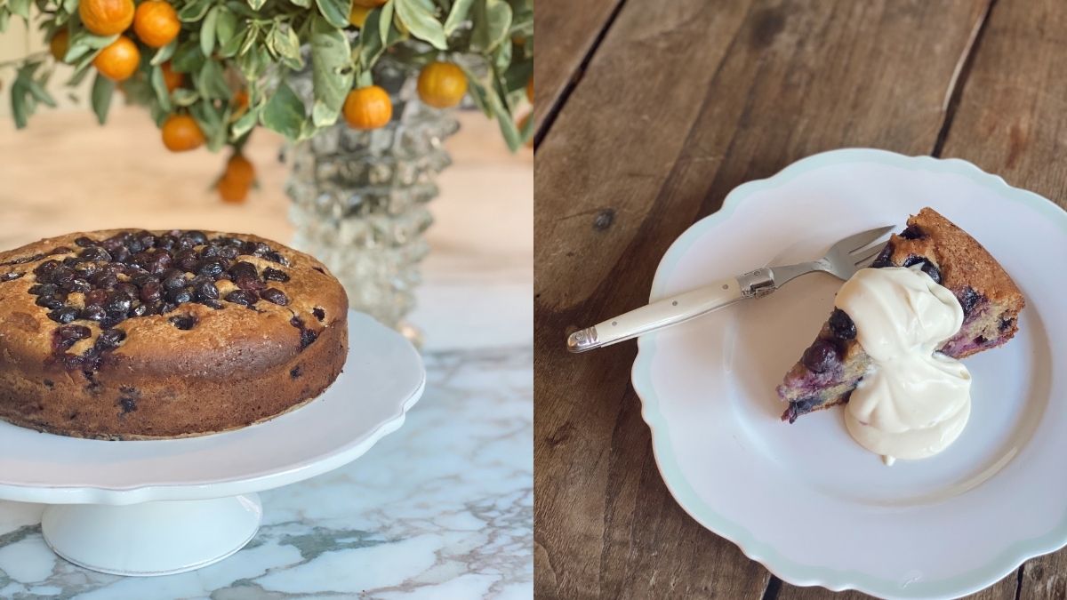 Kate Bond's Collagen Blueberry Cake